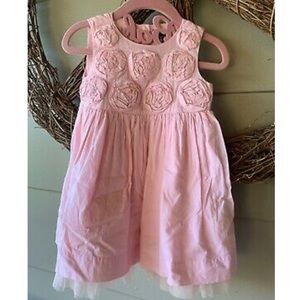 Baby gap  pink rose that tulle dress